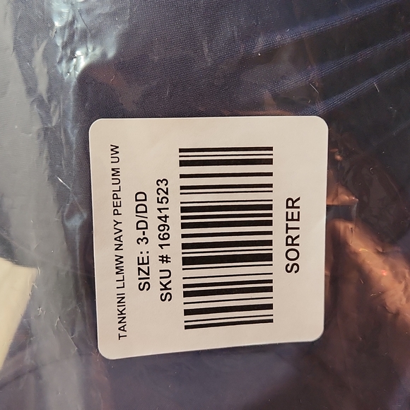 ❤️NWT VINTAGE TORRID SWIM TOP PEPLUM UNDERWIRE LIGHTLY LINED TANKINI Cup (D/DD) - Picture 6 of 14
